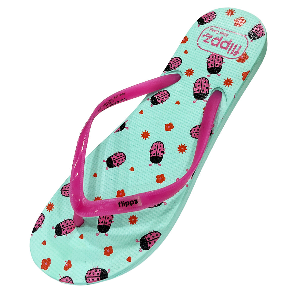Flippz Ladybug Lane Dailywear Slippers for Women & Girls