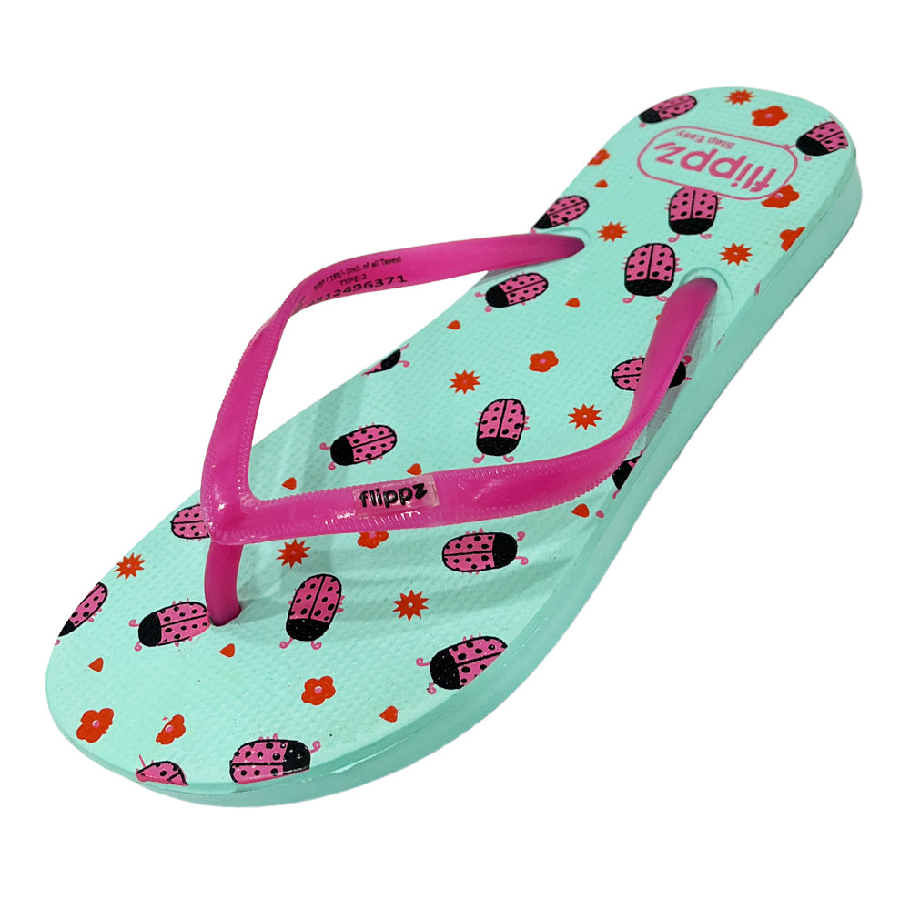 Flippz Ladybug Lane Dailywear Slippers for Women & Girls
