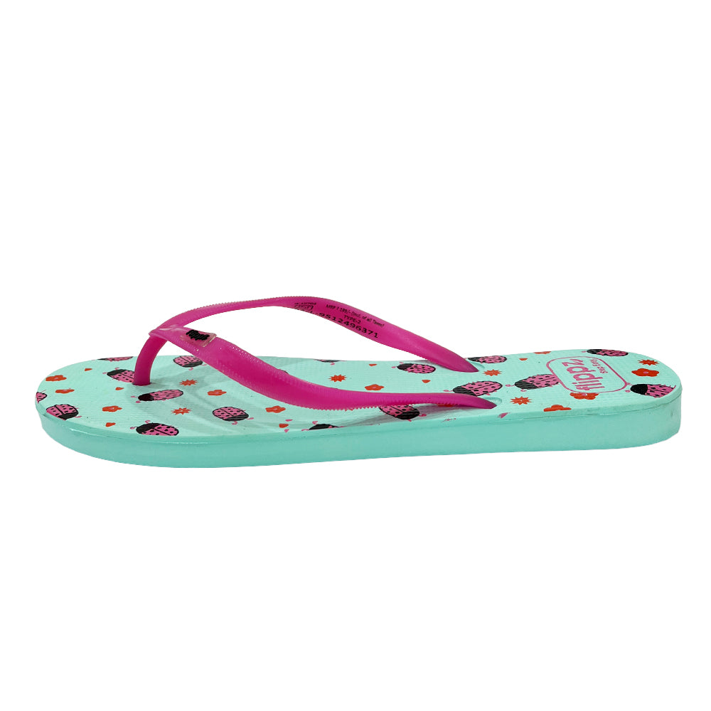 Flippz Ladybug Lane Dailywear Slippers for Women & Girls