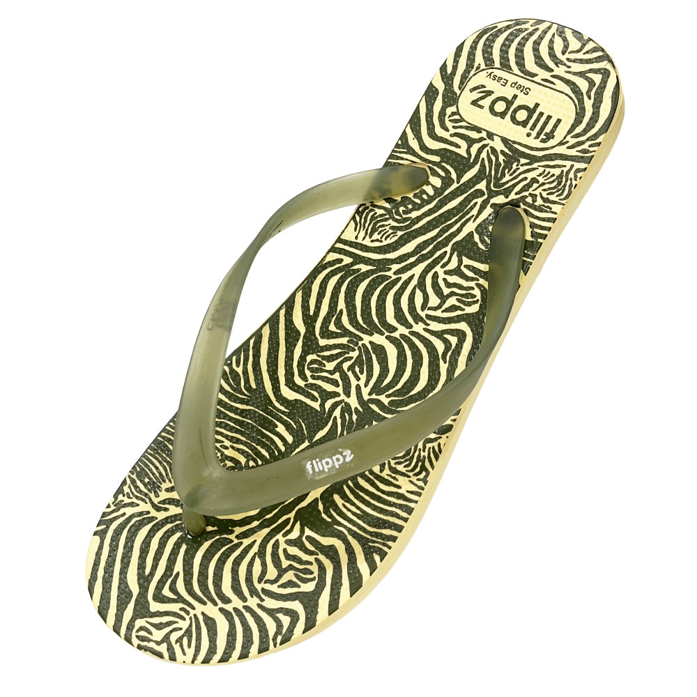 Flippz Zebra Dunes Casual Lightweight  Flipflops for Women & Girls