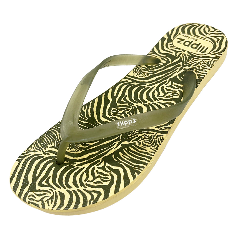 Flippz Zebra Dunes Casual Lightweight  Flipflops for Women & Girls