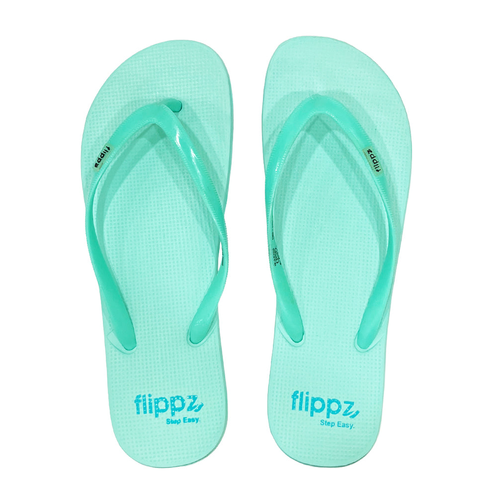 Flippz Solid Pop Causal Flip Flops for Women and Girls