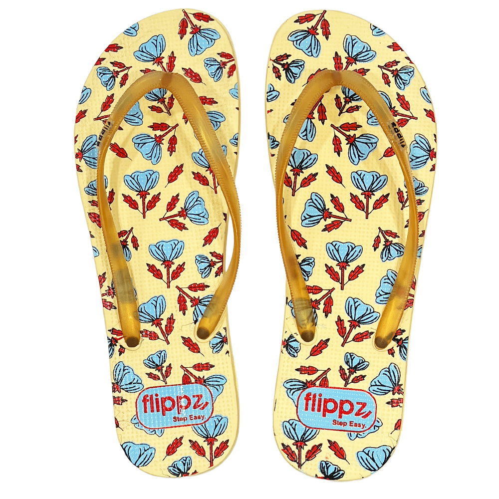 Flippz Desert Blossom Casual Dailywear Anti Skid  Flip flops for Women & Girls
