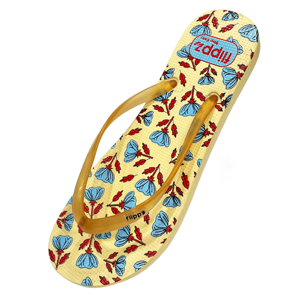 Flippz Desert Blossom Casual Dailywear Anti Skid  Flip flops for Women & Girls