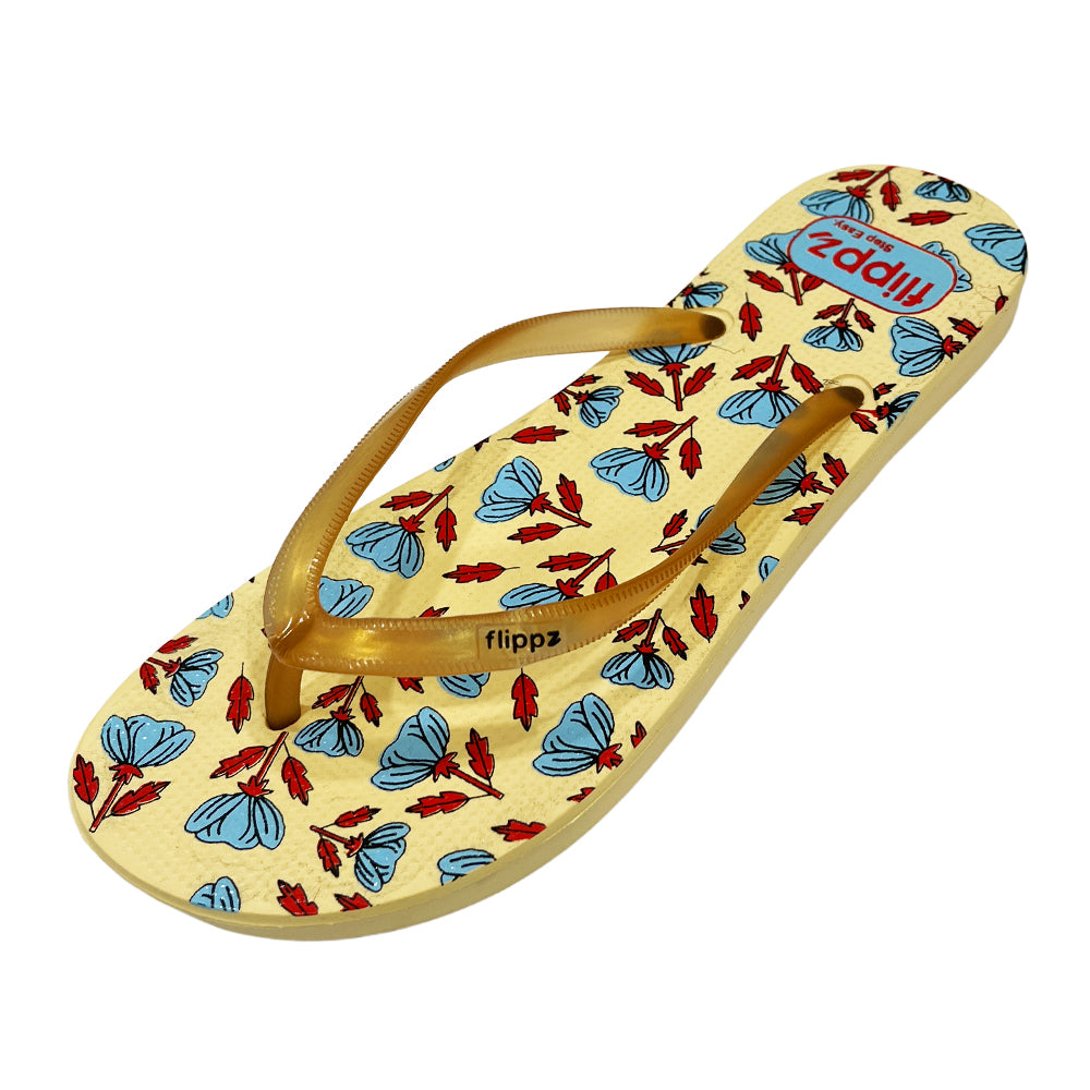 Flippz Desert Blossom Casual Dailywear Anti Skid  Flip flops for Women & Girls
