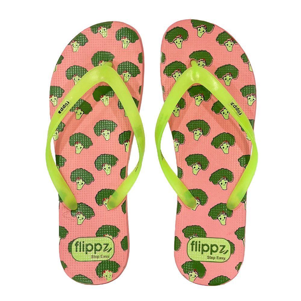 Flippz Happy Florets Comfortable Lightweight Daily Use Slippers