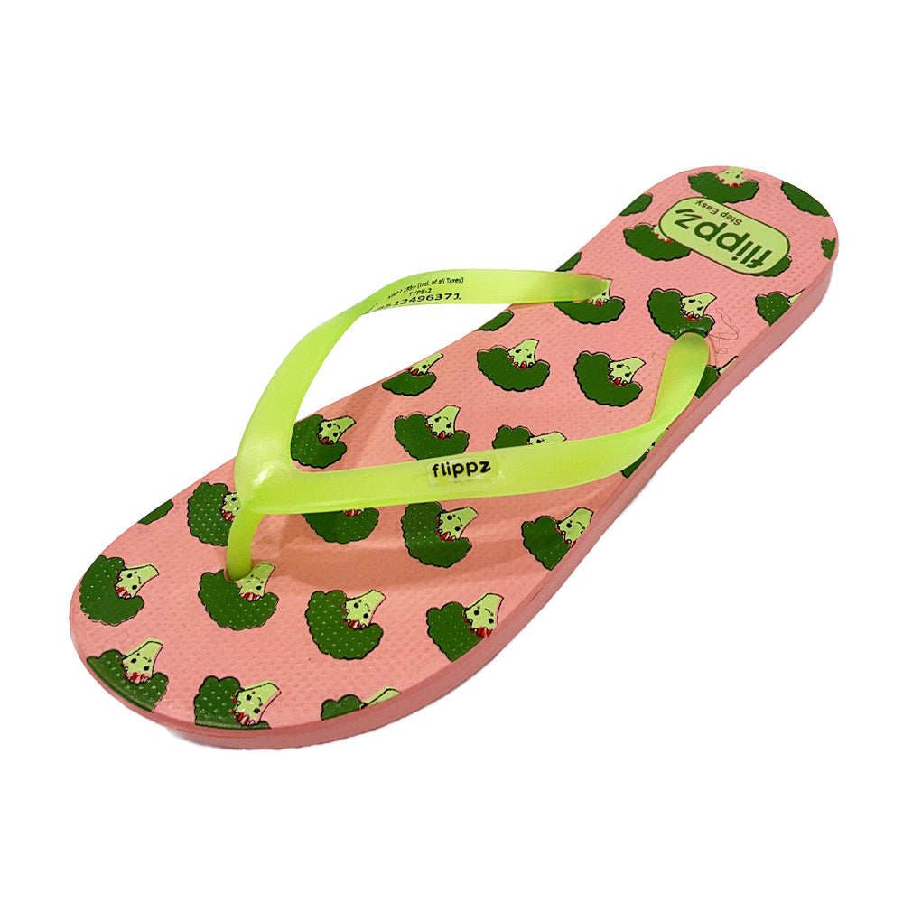 Flippz Happy Florets Comfortable Lightweight Daily Use Slippers