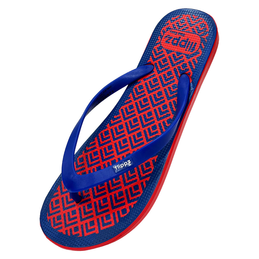 Flippz Indigo Maze Casual Dailywear Slippers for Women & Girls