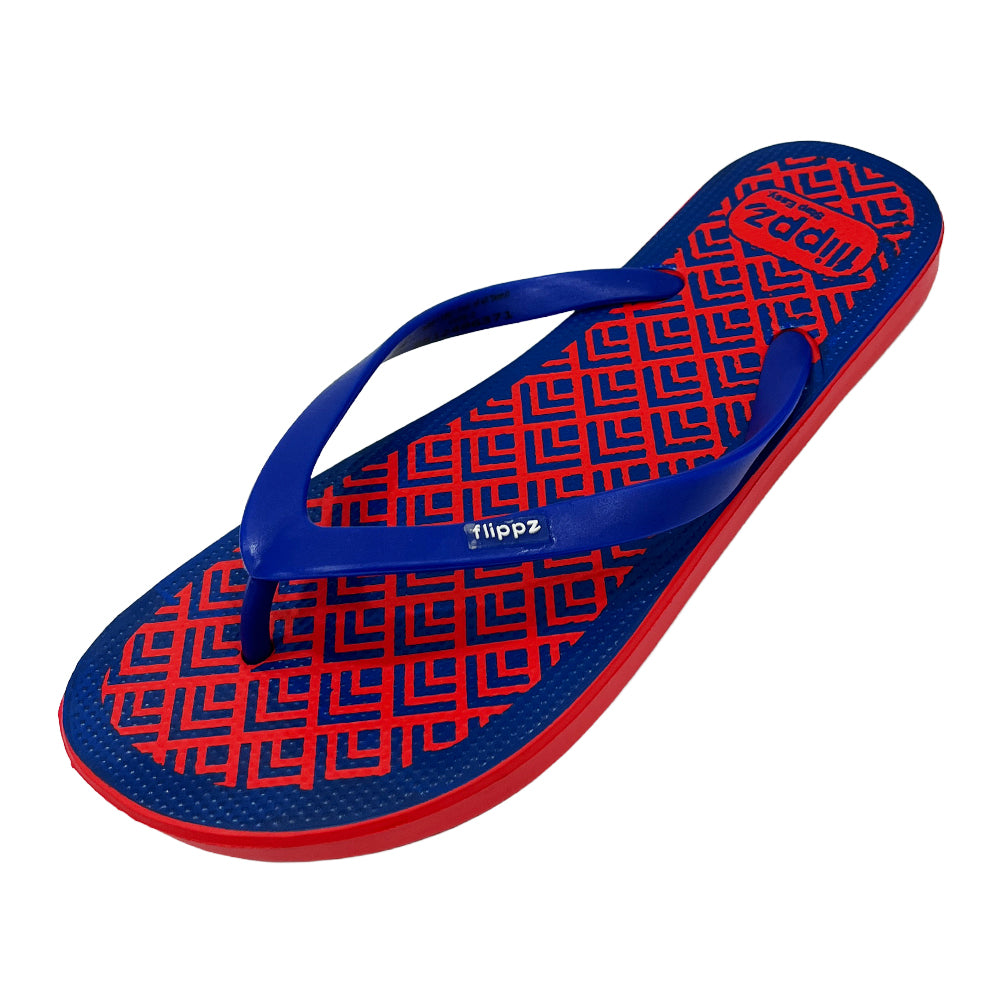 Flippz Indigo Maze Casual Dailywear Slippers for Women & Girls