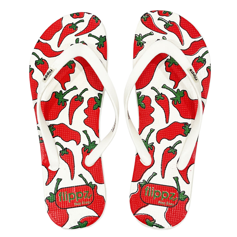 Flippz Funky Chilli Printed Comfortable Flip-Flops for Women & Girls