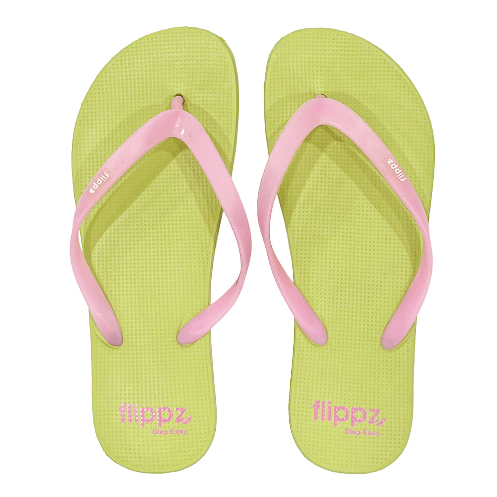 Flippz Solid Pop Causal Flip Flops for Women and Girls