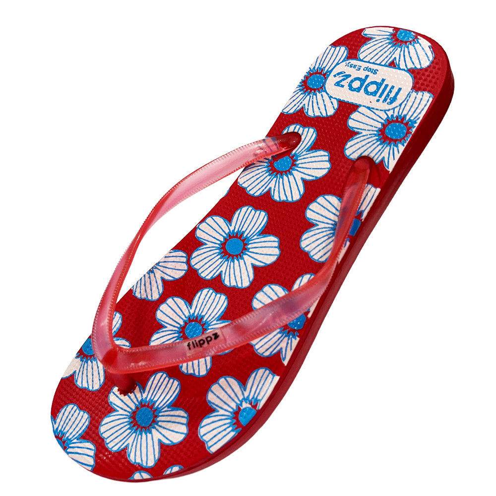 Flippz Retro Bloom Lighweight Comfortable Dailywear Flipflops for Women & Girls