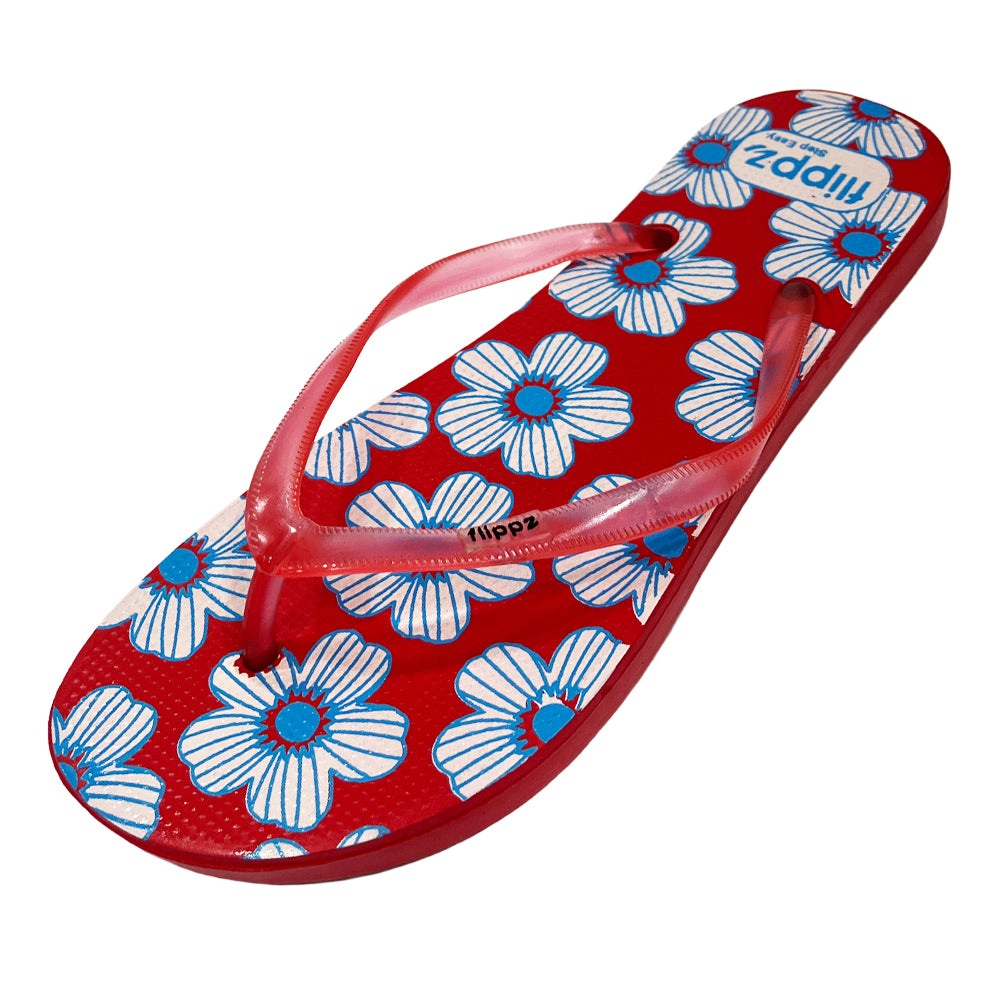 Flippz Retro Bloom Lighweight Comfortable Dailywear Flipflops for Women & Girls