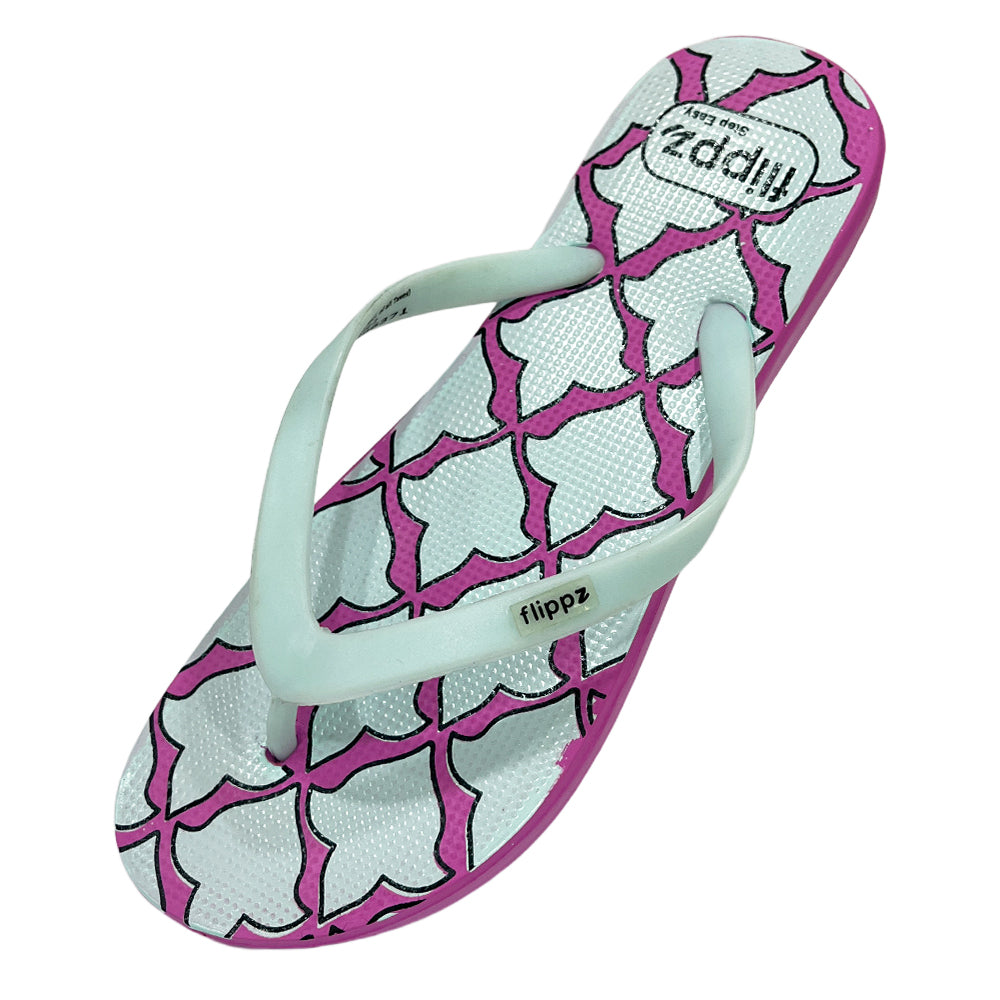 Flippz Mosaic Breeze Lightweight Comfortable Flip Flops for Women & Girls