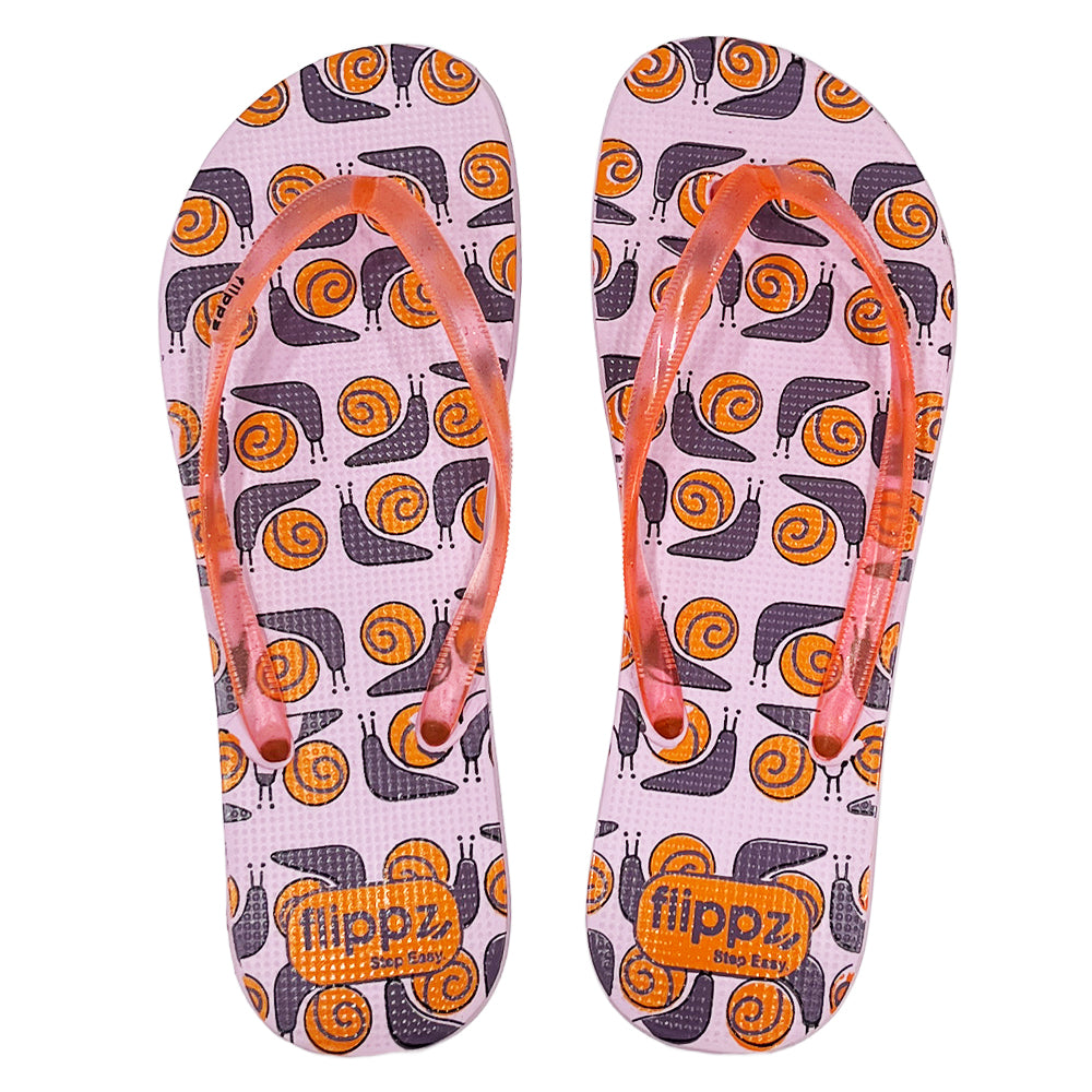 Flippz Snail Trail Casual Slippers For Women & Girls