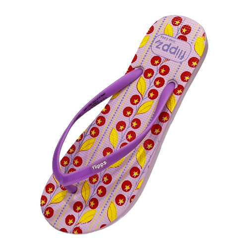 Flippz Berry Vine Comfortable Lightweight Daily Use Slippers