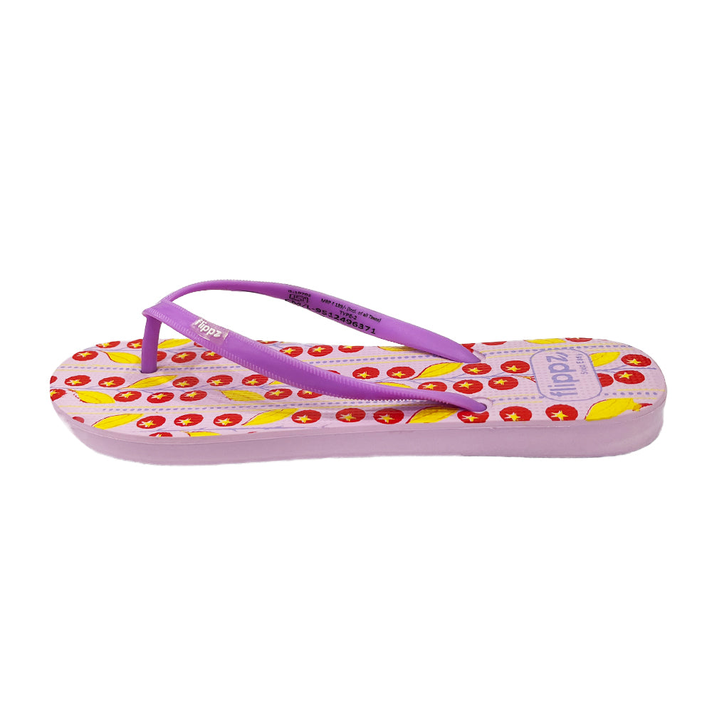 Flippz Berry Vine Comfortable Lightweight Daily Use Slippers