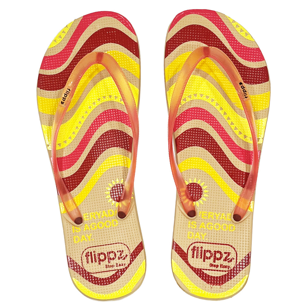 Flippz Good Day Casual Home Wear Anti-Slip Flipflops for Girls and Women