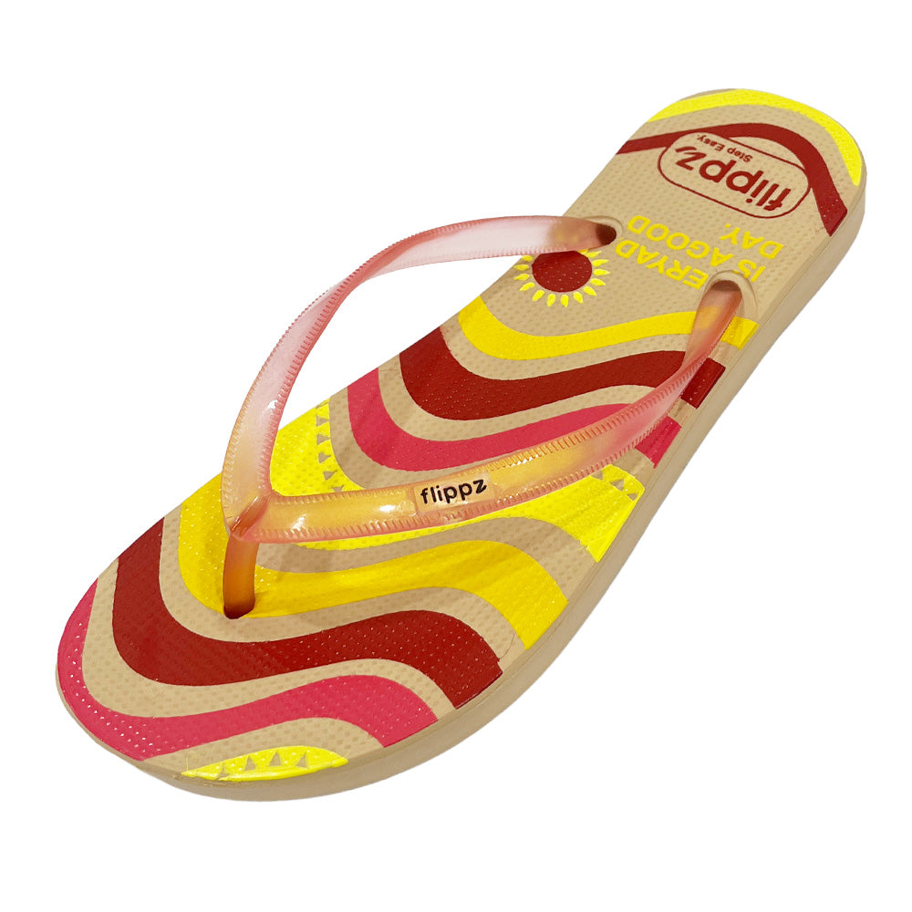 Flippz Good Day Casual Home Wear Anti-Slip Flipflops for Girls and Women
