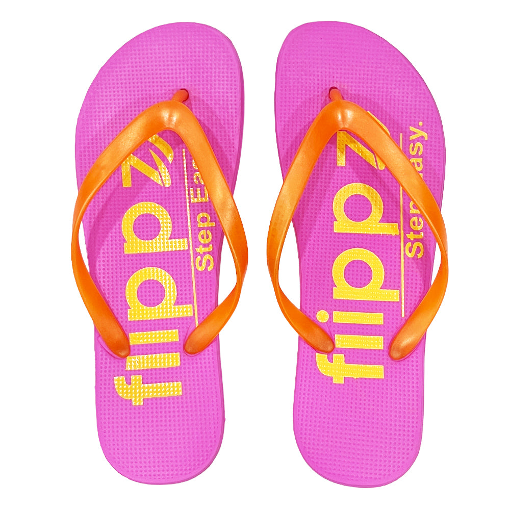 Flippz Happy Hues Causal Flip Flops for Women and Girls