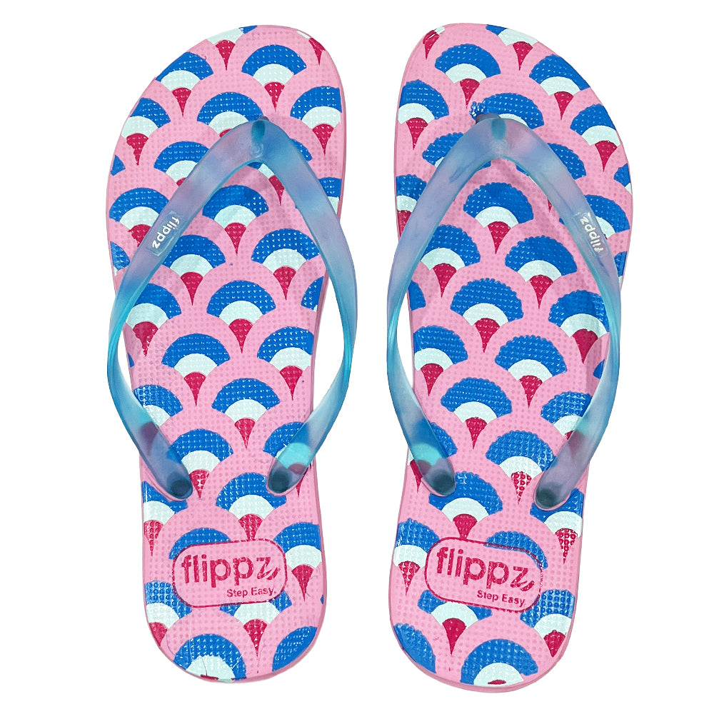 Flippz Aqua Shells Casual Dailywear Flip Flops for Women & Girls