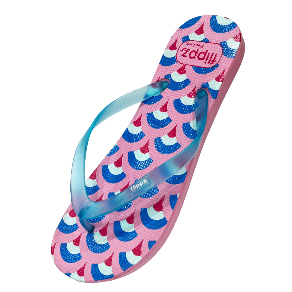 Flippz Aqua Shells Casual Dailywear Flip Flops for Women & Girls