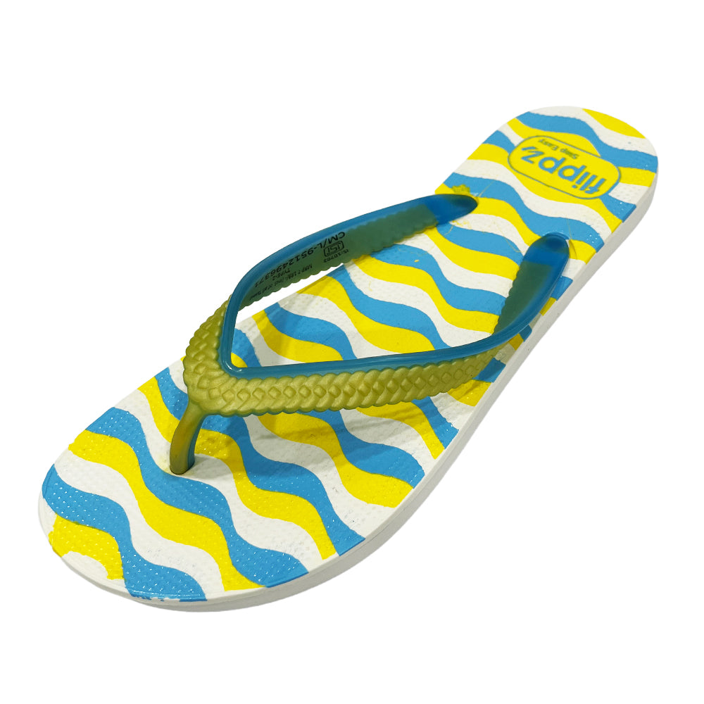 Flippz Aqua Waves Casual Dailywear Chappals for Women & Girls