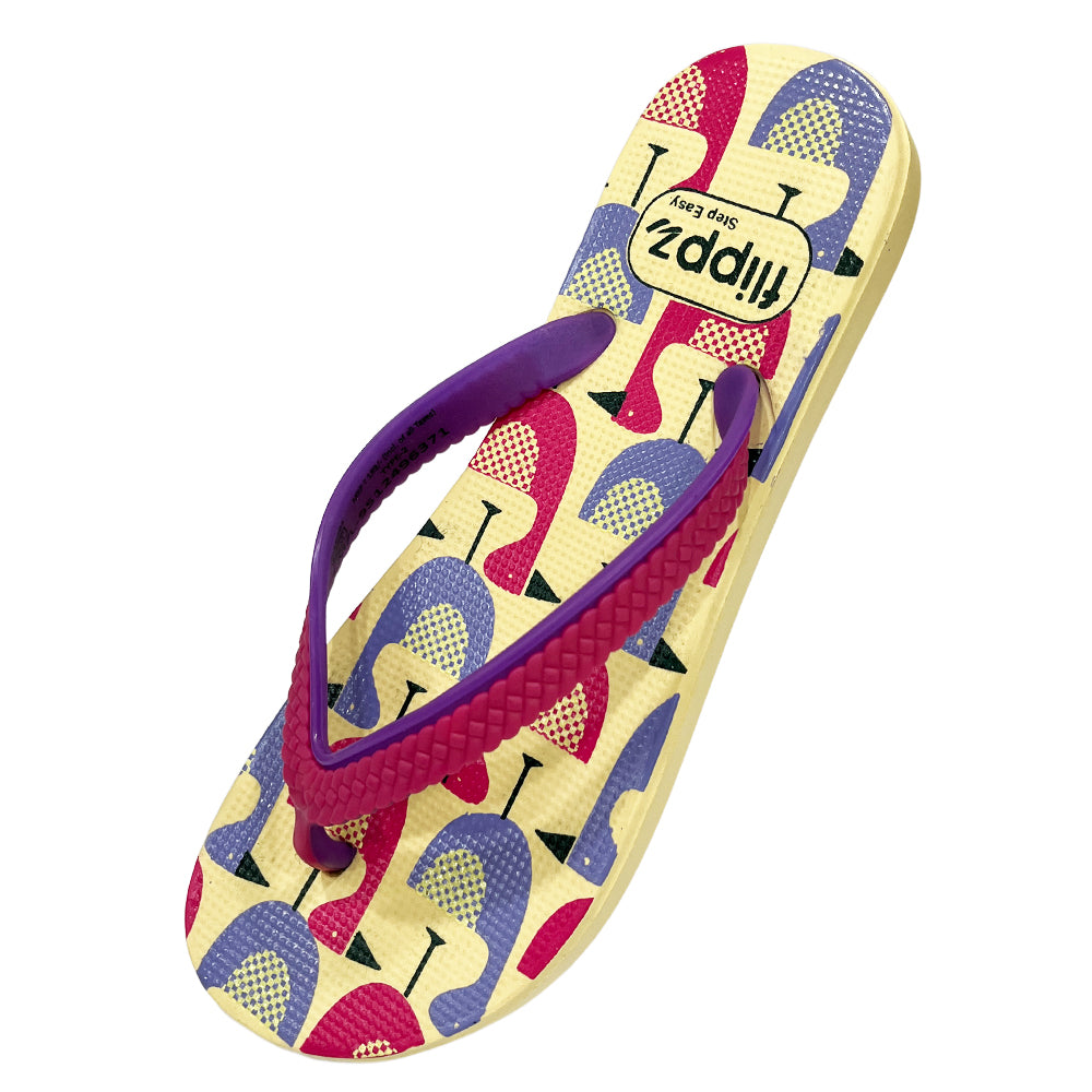 Flippz Dapper Ducks Lightweight Flipflops Dailywear Chappals for Women & Girls