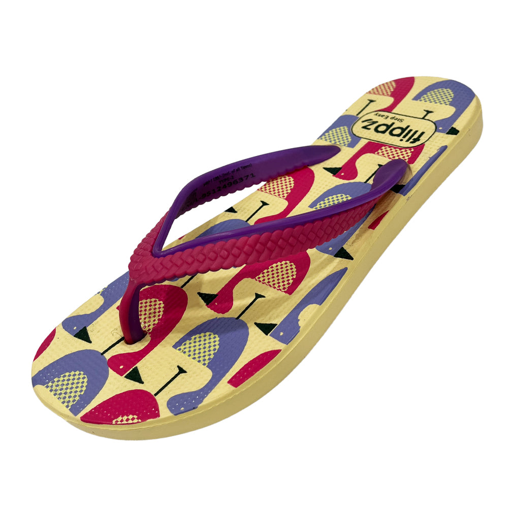 Flippz Dapper Ducks Lightweight Flipflops Dailywear Chappals for Women & Girls